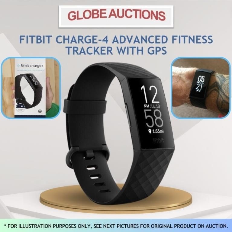 FITBIT CHARGE-4 FITNESS TRACKER W/ GPS (MSP:$150)