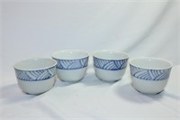 Set of 4 Saki Cups