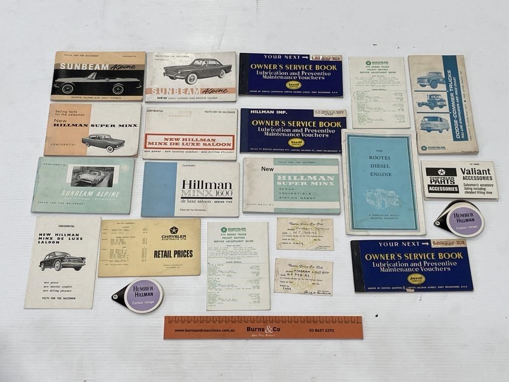 Selection Car Dealership Ephemera Inc. CHRYSLER,