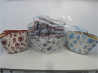 NWT Assorted Ocean Print Braided Bags