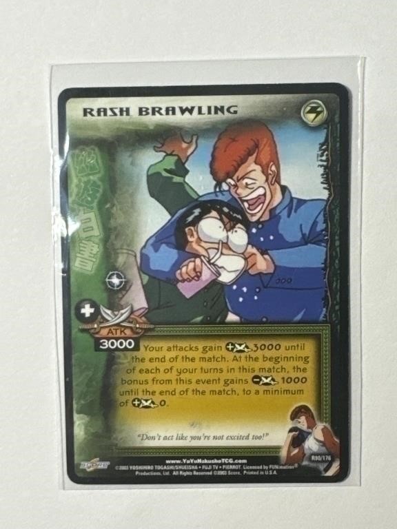 Yu Yu Hakusho TCG Rash Brawling R90 Ghost Files!