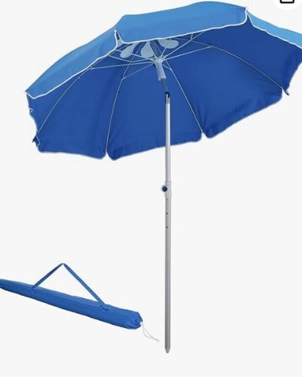 6.5FT Beach Umbrella-BLUE
