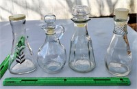 Glass bottles w/ lids