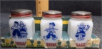 Dutch Kids Scenes Spice Jar Set & Cookie Cutters