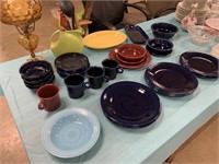 SEVERAL PIECES OF MIX FIESTA DINNER WARE