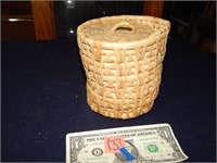 Woven Basket w/ Lid