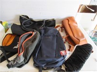 LOT ASSORTED PURSES, FUNNY PACK, BACKPACK