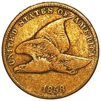 1858 Flying Eagle Cent NICELY CIRCULATED