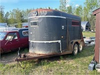 Road King Stock Trailer, large ball hitch w/jack