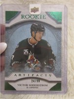 Victor soderstorm #24/99 rookie Artifacts .