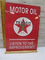 TEXACO TIN SIGN