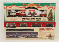 Two Christmas Theme Train Sets
