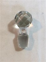 Glass crystal liquor stopper