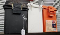 (3) Plastic Dry Storage Boxes