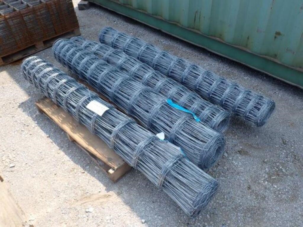 UNUSED Qty Of (4) Rolls of Field Fence