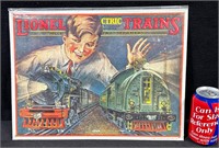 1992 Lionel Electric Trains Metal Sign SSET
