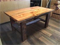 Homemade Wooden Table (Beautifully Crafted)