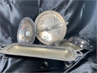 Vintage MCM Silver Plated Five (5) Piece Set