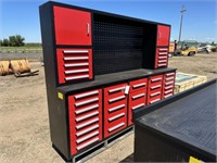 Steelman 10' 40-Drawer Workbench (Red)