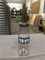 Standard quart oil bottle w/ spout