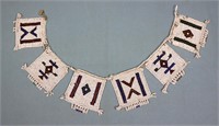 Native American Glass Beadwork Necklace or Collar