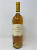 2003 Chateau d’ Yguem Sauternes White Wine.