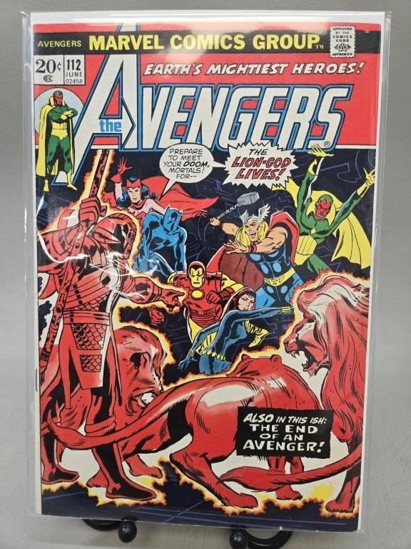 1973 Marvel The Avengers comic