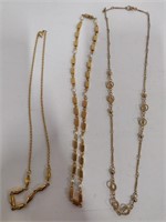 3 Dainty Vintage 1960S Necklaces