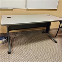 Computer Table w/wheels 60"x29"x30"     (R# 215)