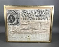 James II Vellum Document