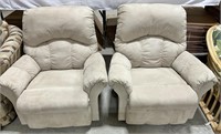 Pair of Contemporary Rocker Recliners