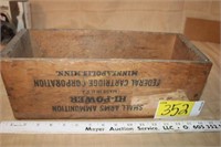 Federal Wooden Box 410 GA.