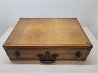 Vintage hard shell suitcase