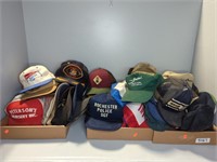 VARIOUS HATS - SPORTS, MILITARY, WNY, ETC.