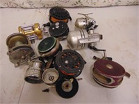 Group of Fishing Reels- Fly, Closed Face & More