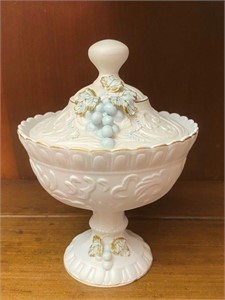 Lefton China Covered Compote
