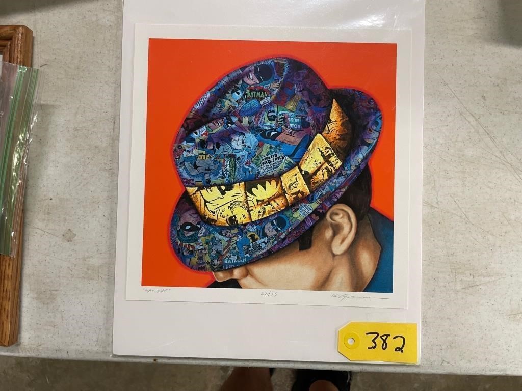 Keith Grace Bat Hat Print