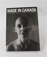 Made in Canada Autographed Bryan Adams Book