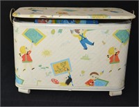 Vintage Child's Toy Box w/ Contents of Toys