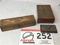 Paper Weight and 2 Boxes as Displayed