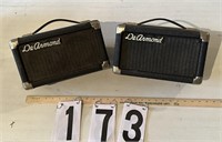 2 DeArmond model M25 speakers