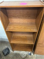 wood bookcase