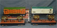 4 Clean Lionel 800 Freights, 1 Boxed