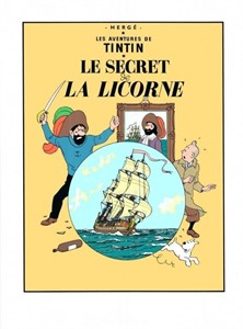 Tintin. Sérigraphie Le secret de la Licorne