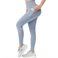 C678  ROMUCHE High Waist Workout Leggings, Pockets