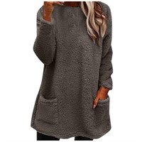 SM7  Besolor Sherpa Fleece Sweaters, Casual Pullov