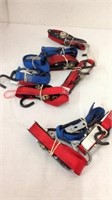Group of ratchet tie downs