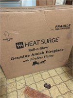 Heat surge roll n glow Amish fireplace