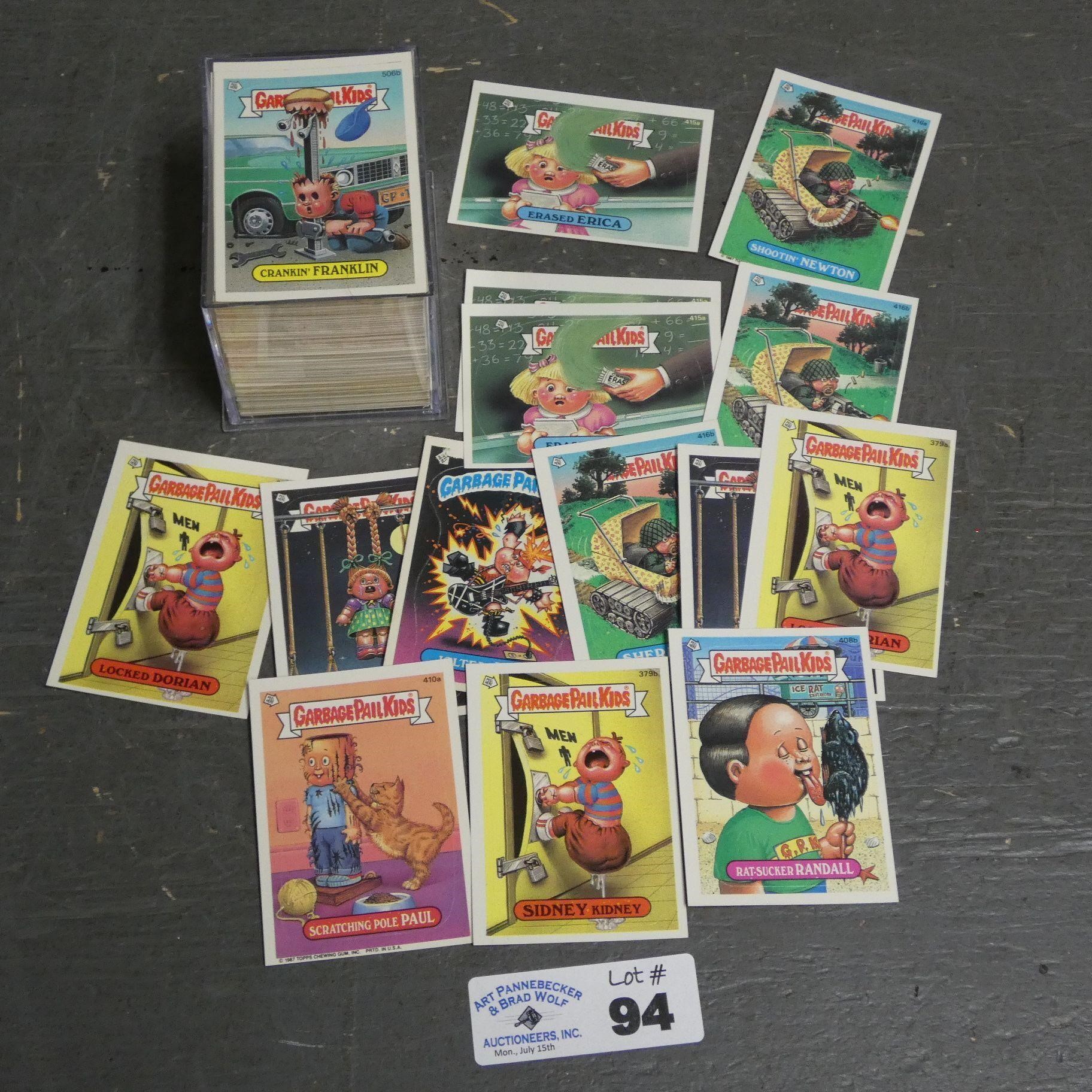 Lot of Assorted Garbage Pail Kids Cards