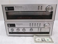 Vtg Kenwood KA-400 Stereo Amplifier & KT-400